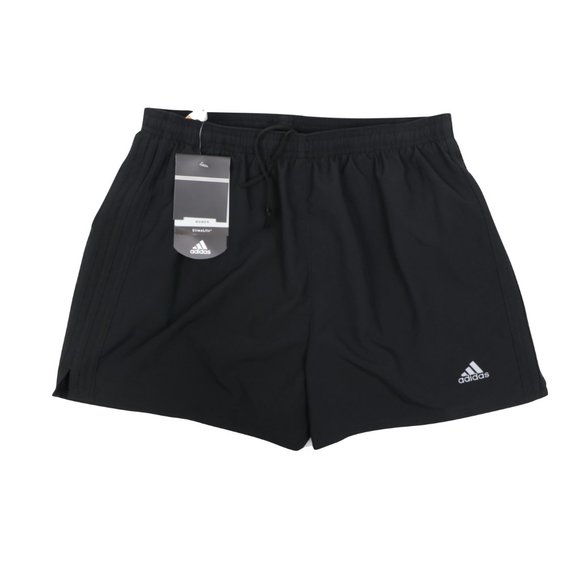 adidas Pants - NOS Vintage Adidas Spell Out Running Shorts Black